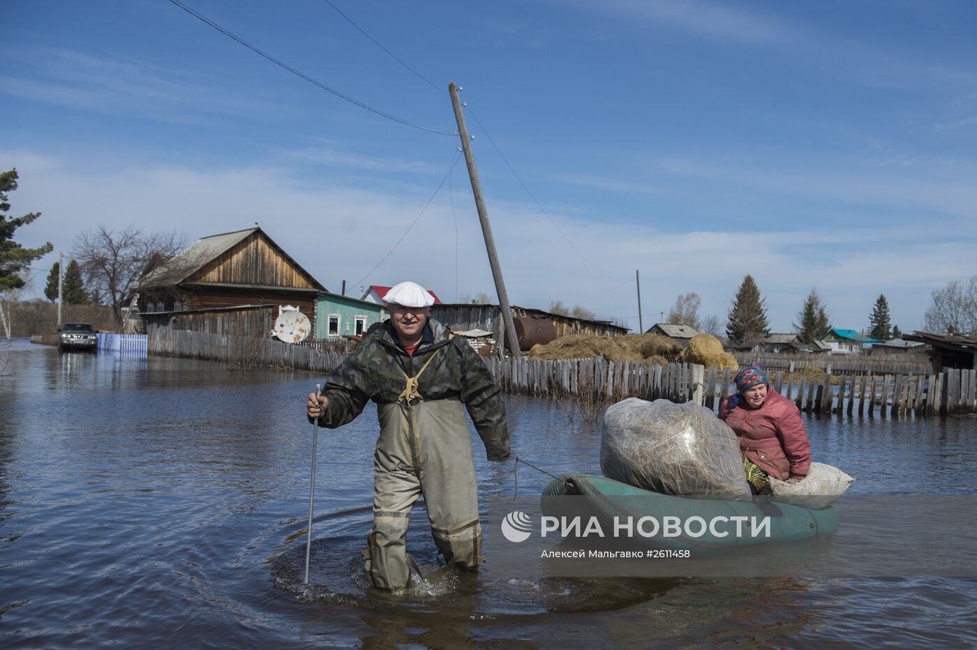 Паводок в Омской области | РИА Новости Медиабанк