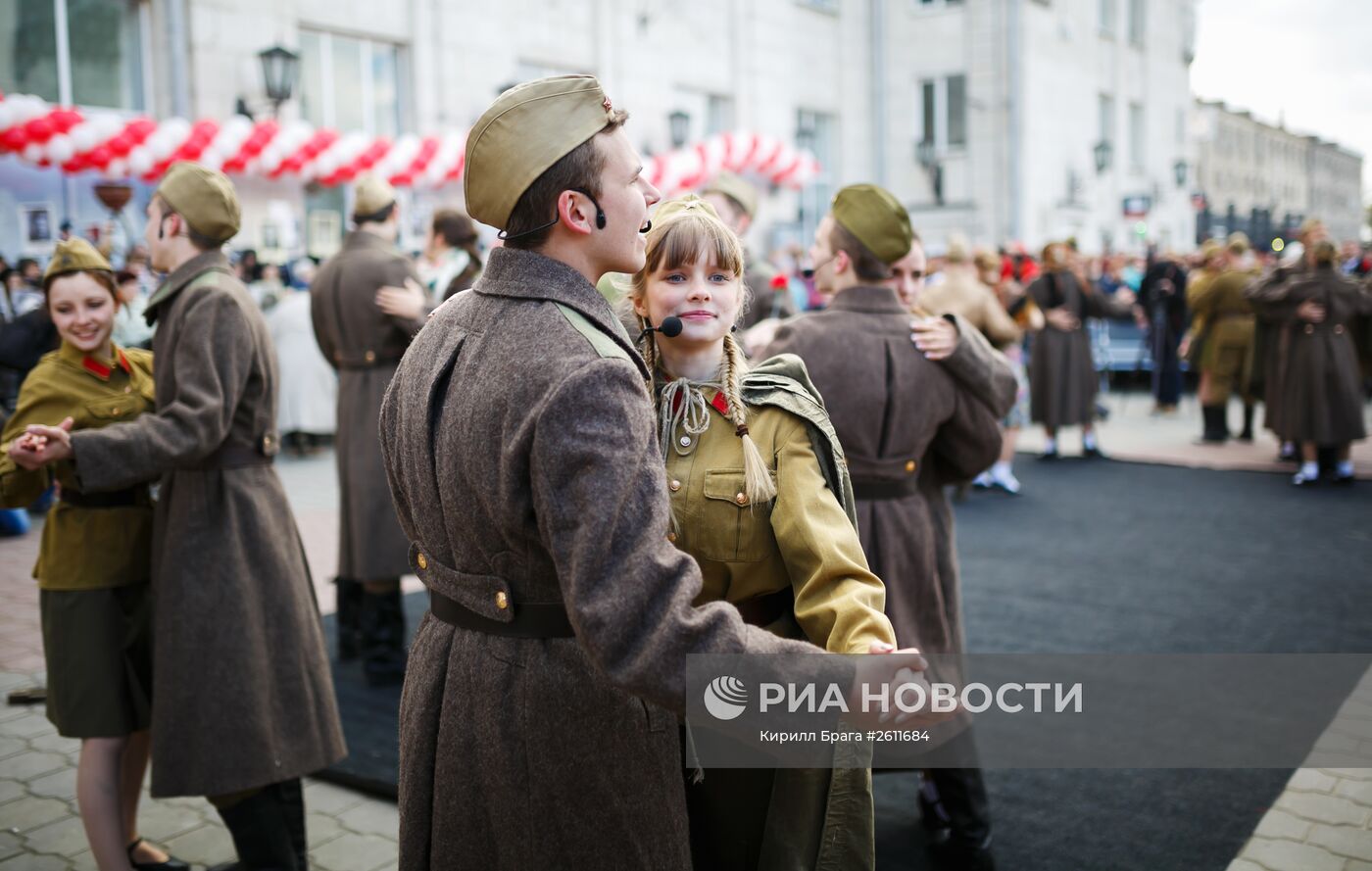 Прибытие ретропоезда "Победа" в Волгоград