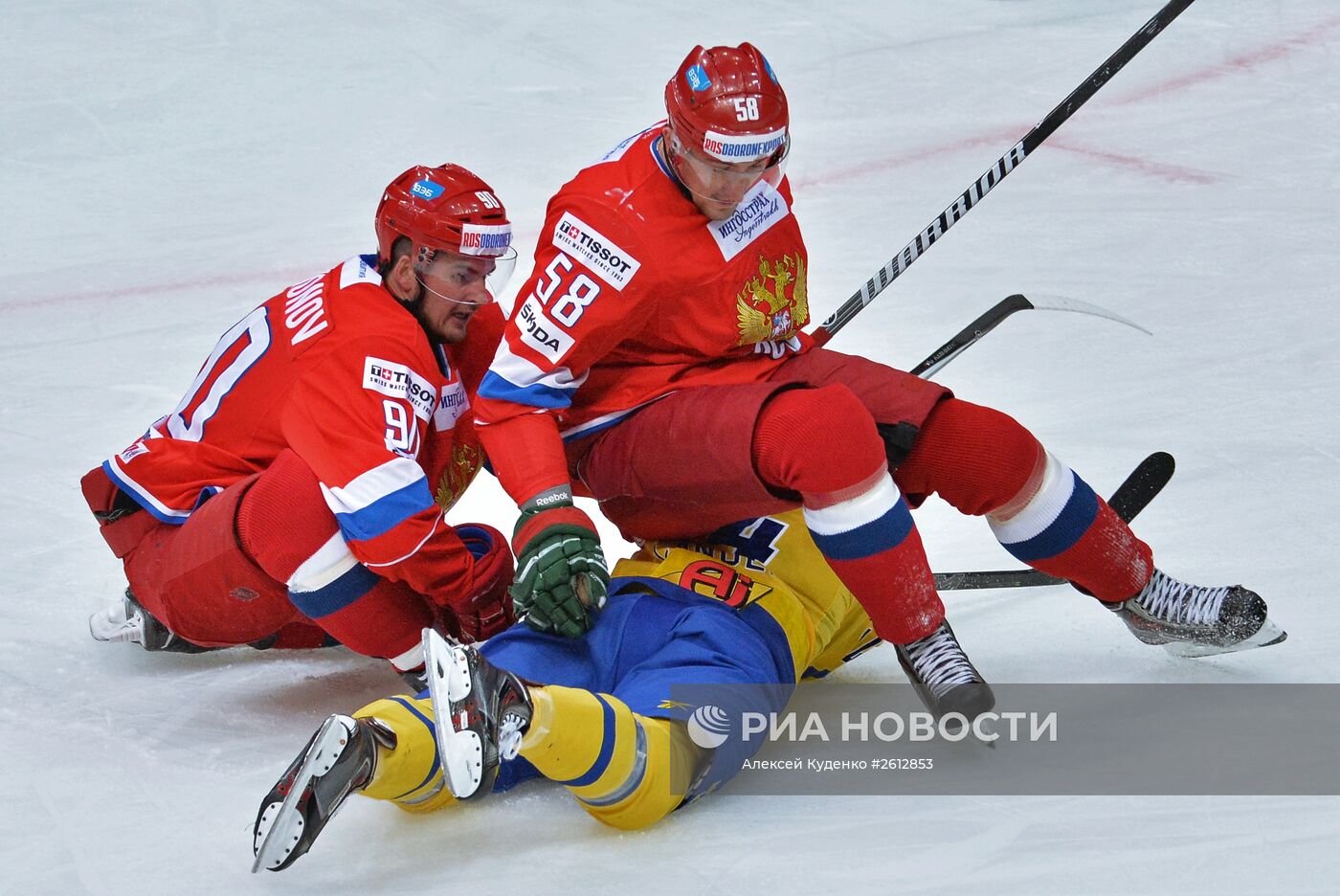 Хоккей. Еврохоккейтур. Мачт Россия - Швеция