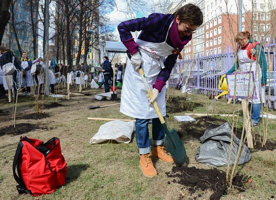 Общегородской субботник в Москве