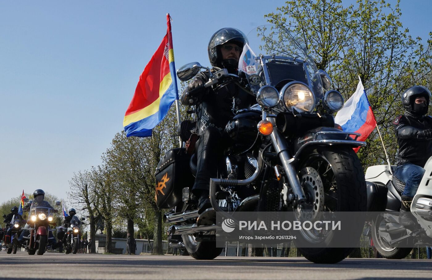 Старт ежегодного мотопробега Калининград – Бранево