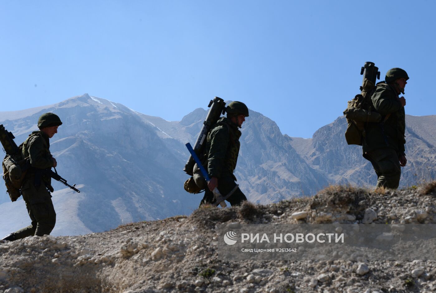 Бригадные тактические учения в Республике Северная Осетия-Алания