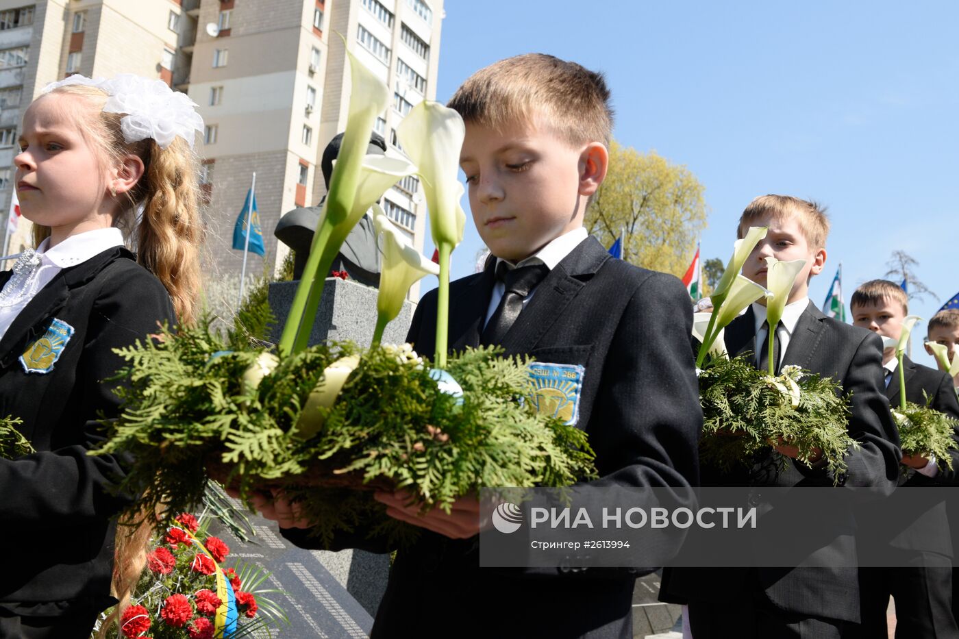 Акция памяти жертв Чернобыльской аварии в Киеве
