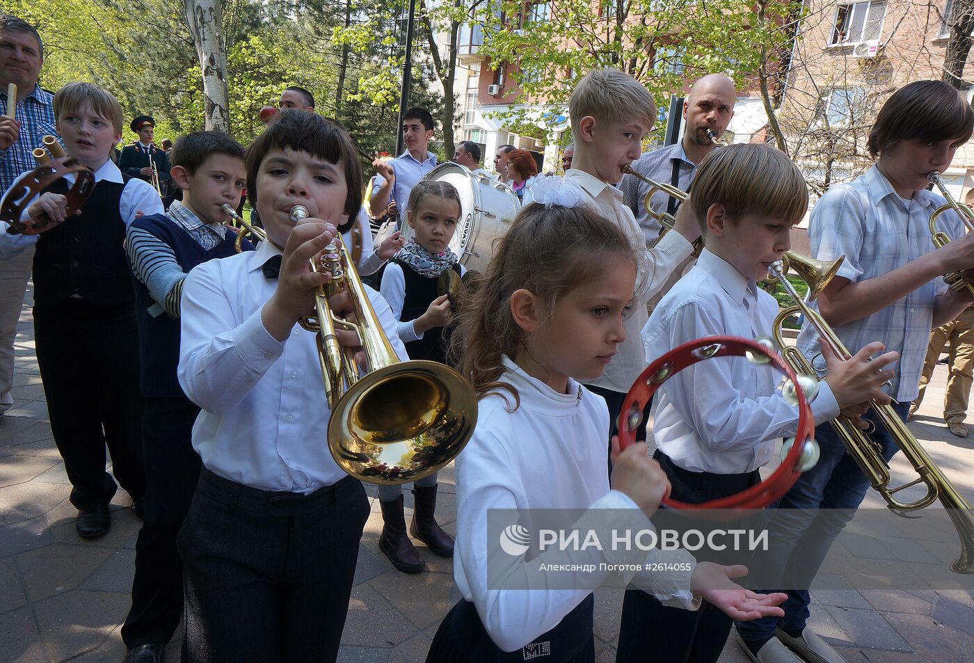 Парад духовых оркестров в Ростове-на-Дону