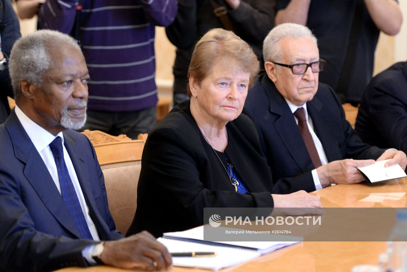 Встреча глав МИД РФ С. Лаврова с представителями "группы старейшин"