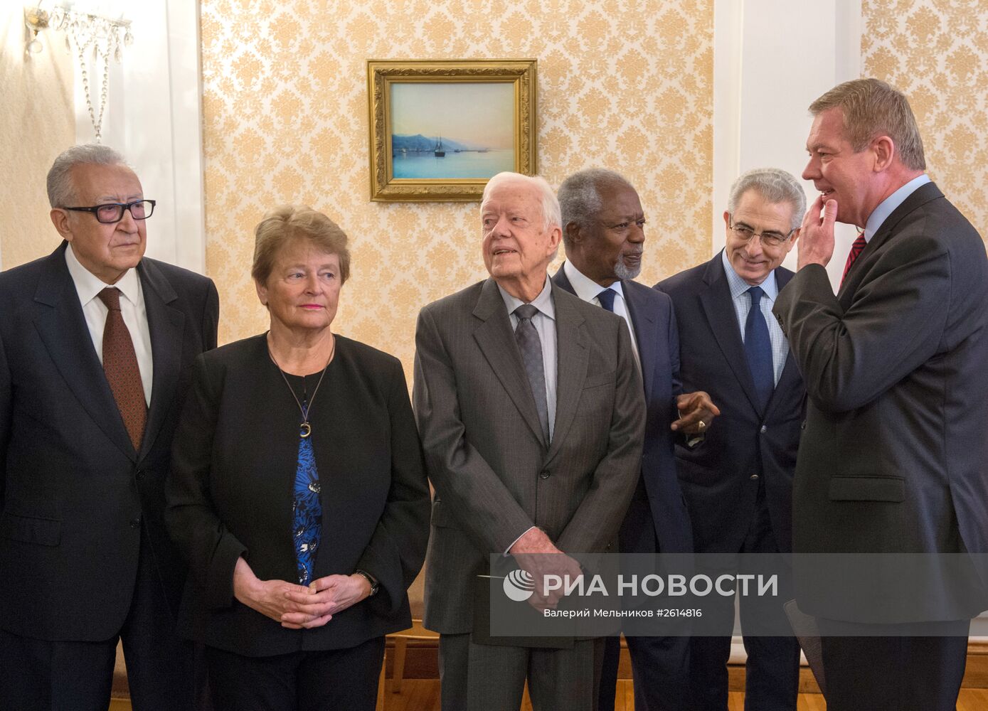 Встреча глав МИД РФ С. Лаврова с представителями "группы старейшин"