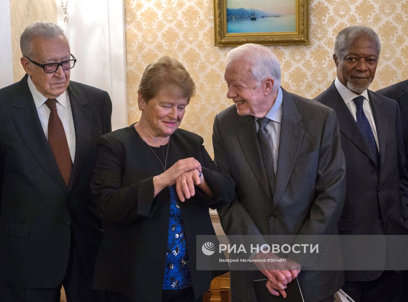 Встреча глав МИД РФ С. Лаврова с представителями "группы старейшин"