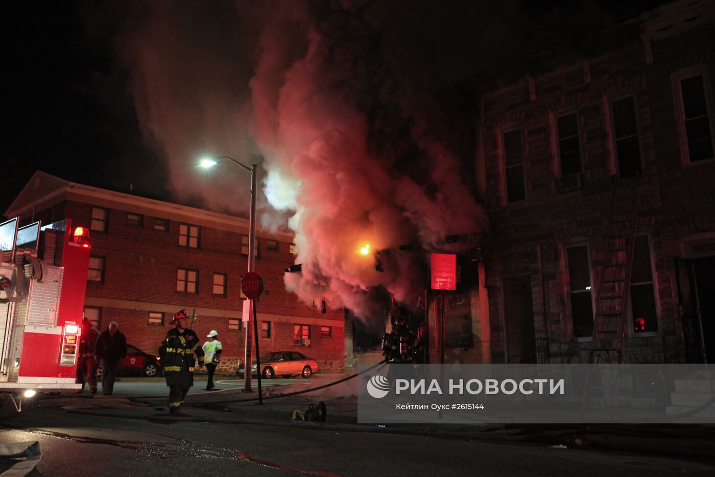 Беспорядки в американском городе Балтимор