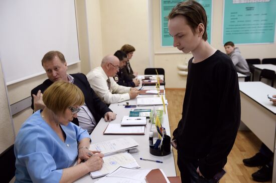 Работа призывной комиссии в Екатеринбурге