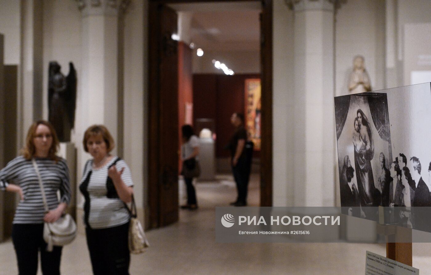Показ двух выставок, подготовленных ГМИИ им. А.С.Пушкина к 70-летию Победы в Великой Отечественной Войне