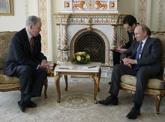 Встреча президента России В.Путина с экс-премьером Канады Жаном Кретьеном