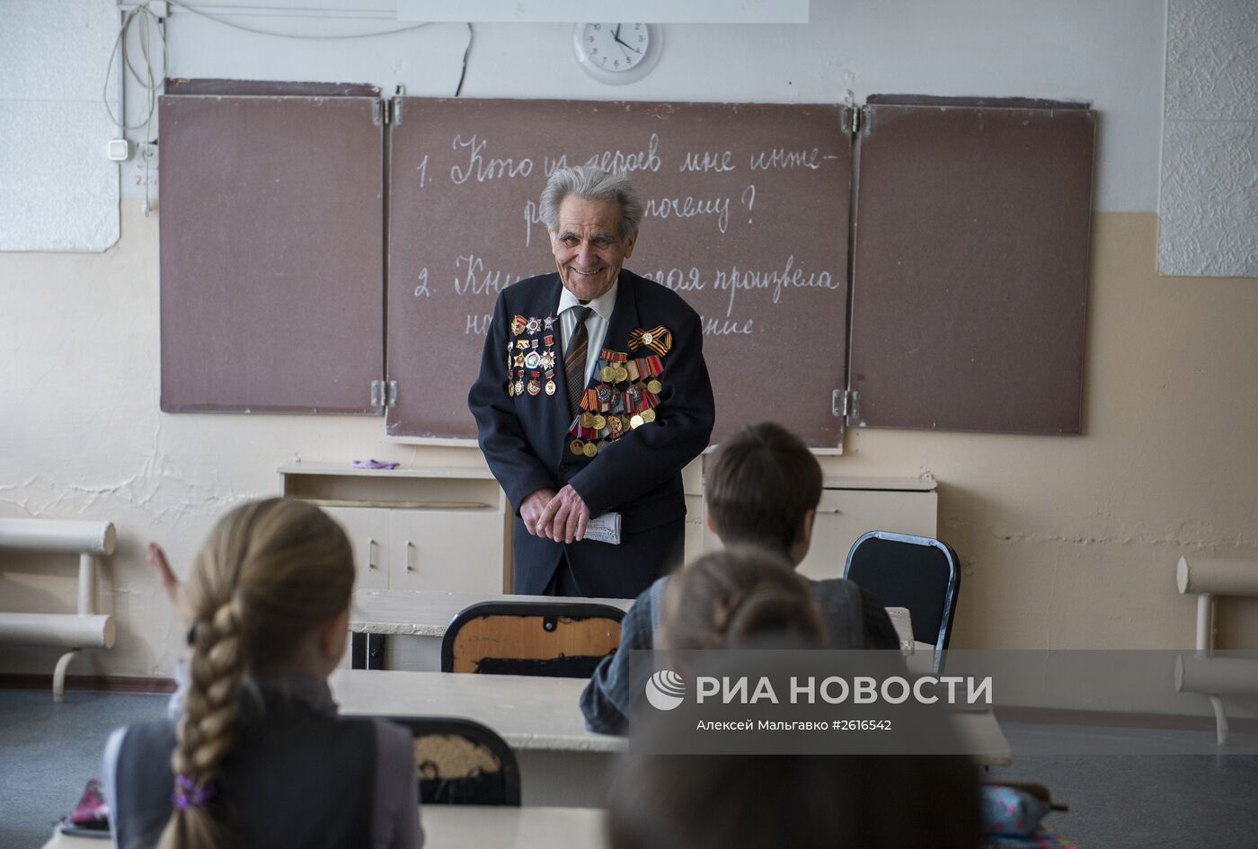Ветеран Великой Отечественной войны, минометчик Александр Черняев