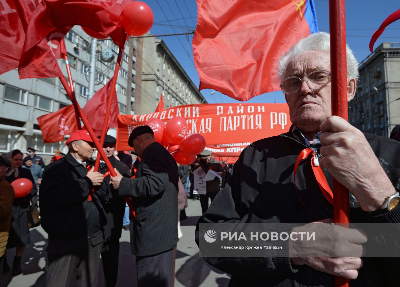 Первомайские шествия в регионах России