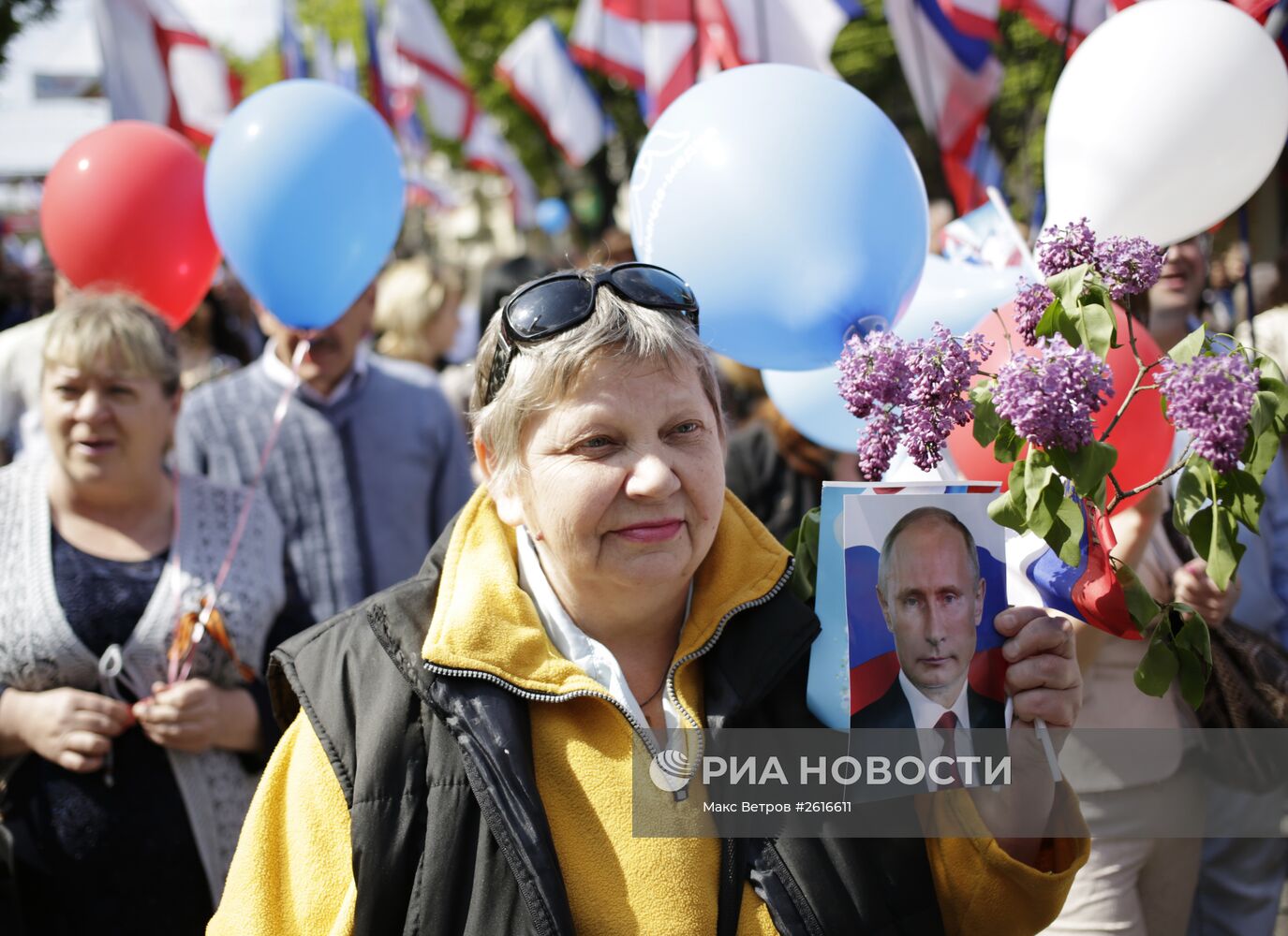 Первомайские шествия в регионах России