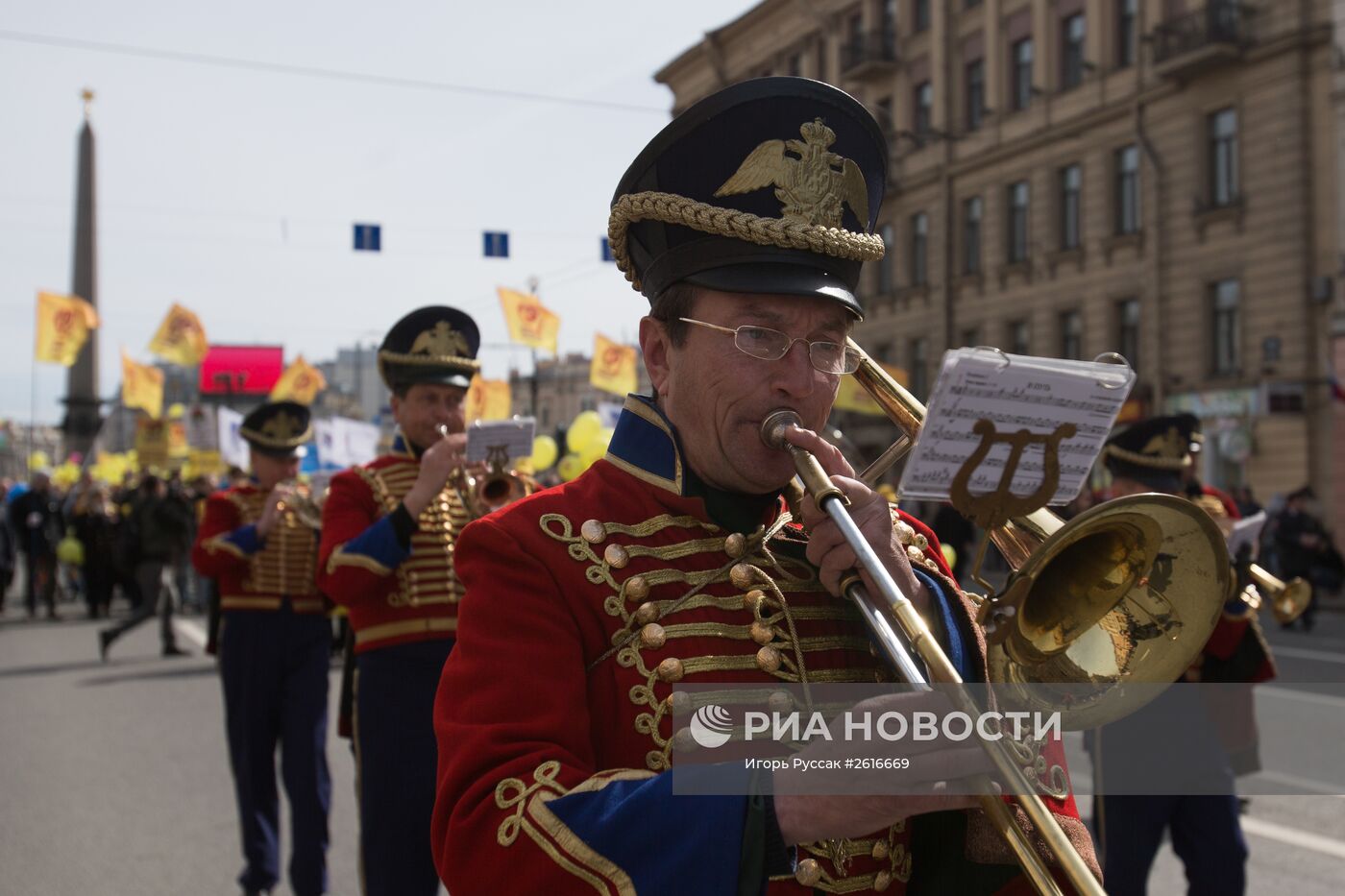 Первомайские шествия в регионах России