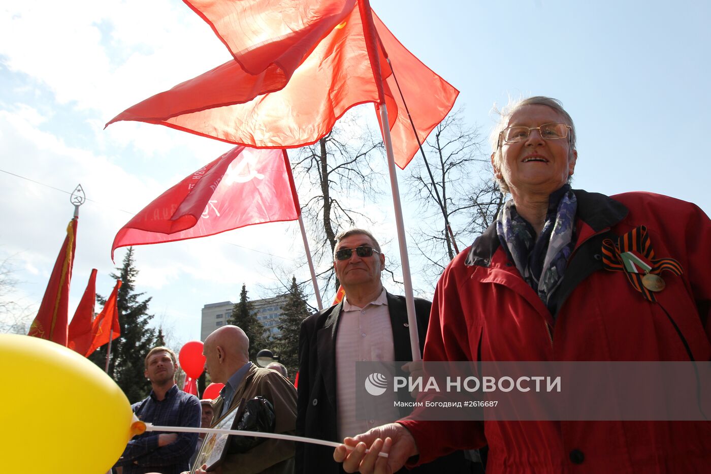 Первомайские шествия в регионах России