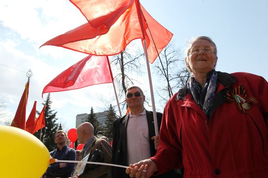 Первомайские шествия в регионах России