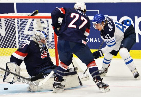 Хоккей. Чемпионат мира - 2015. Матч США - Финляндия
