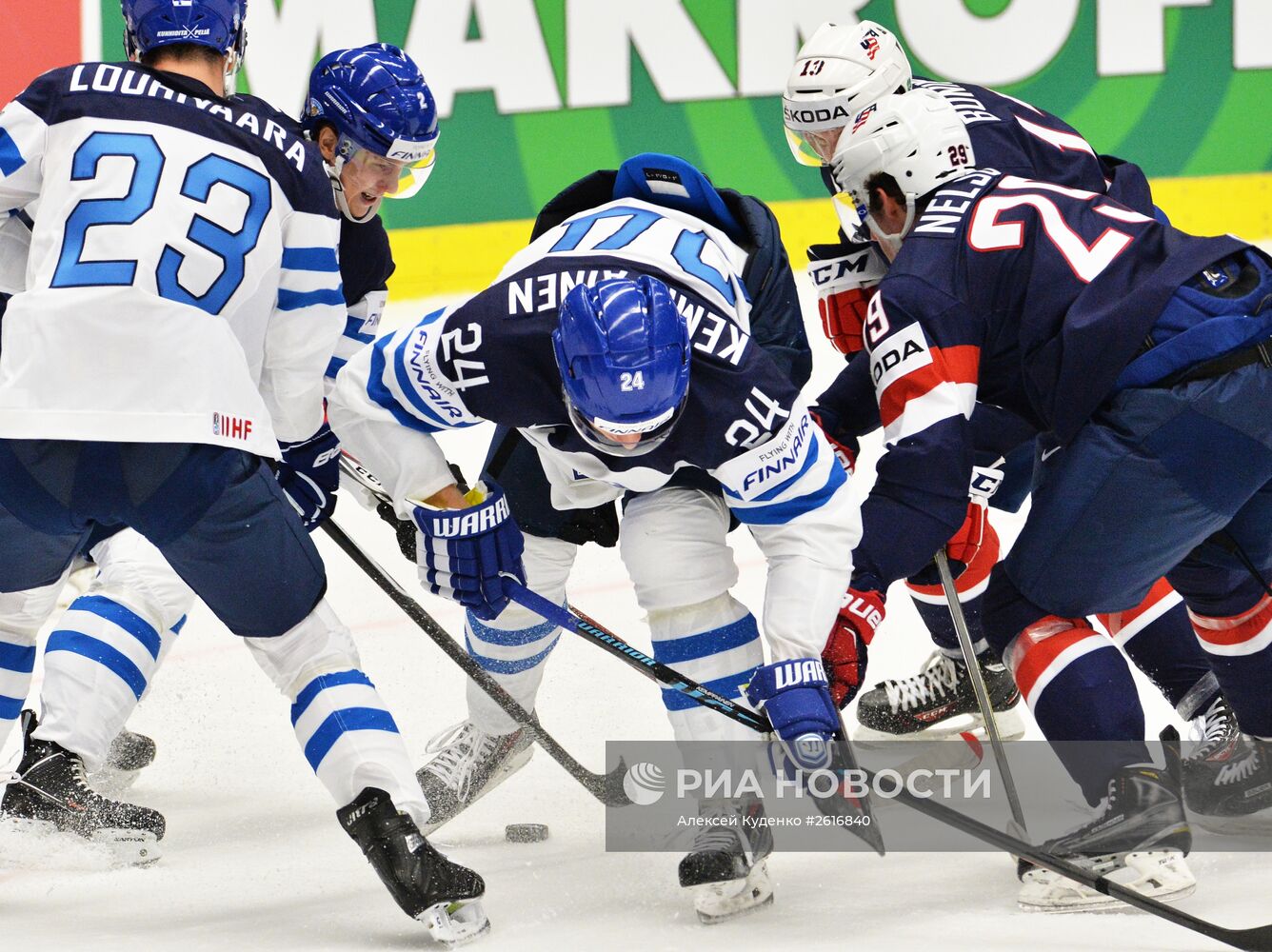 Хоккей. Чемпионат мира - 2015. Матч США - Финляндия