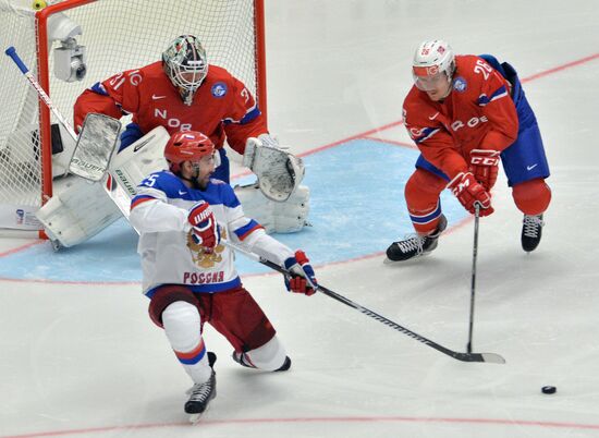 Хоккей. Чемпионат мира - 2015. Матч Россия - Норвегия