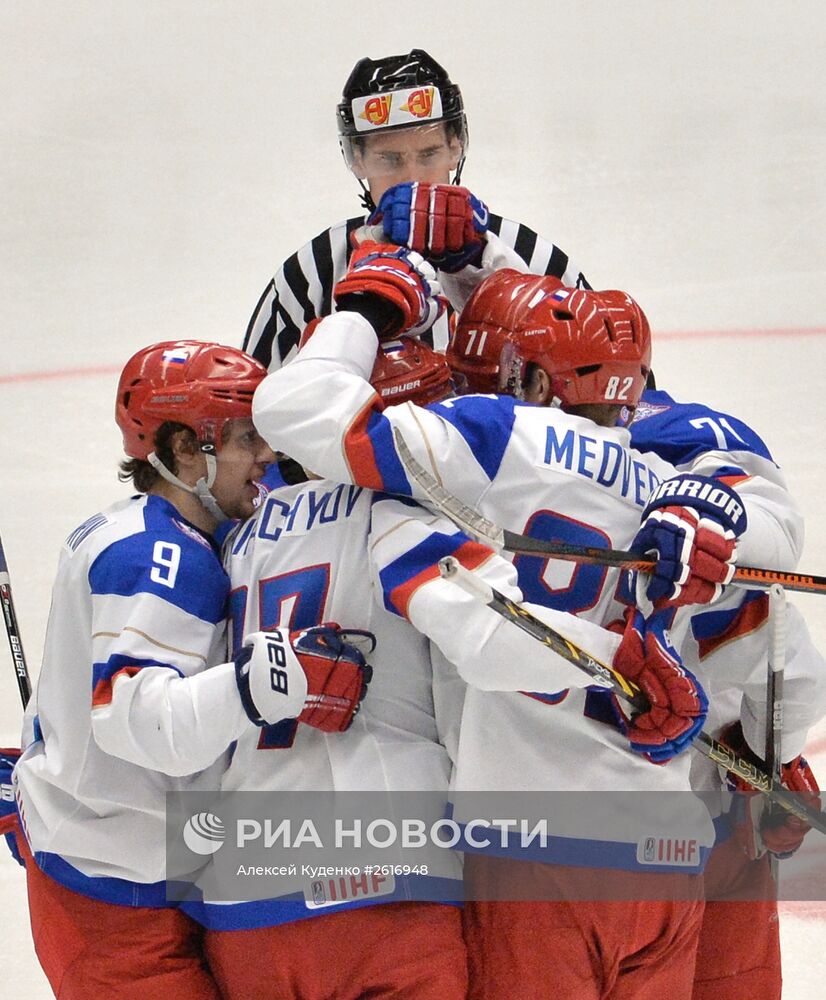 Хоккей. Чемпионат мира - 2015. Матч Россия - Норвегия | РИА Новости  Медиабанк