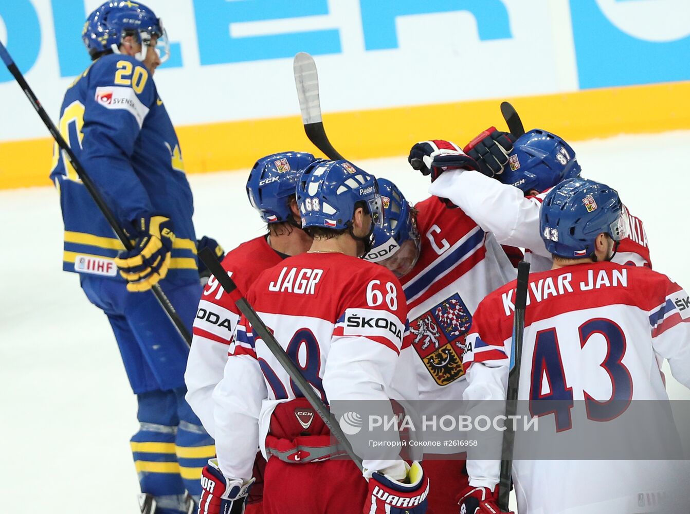 Хоккей. Чемпионат мира - 2015. Матч Чехия - Швеция