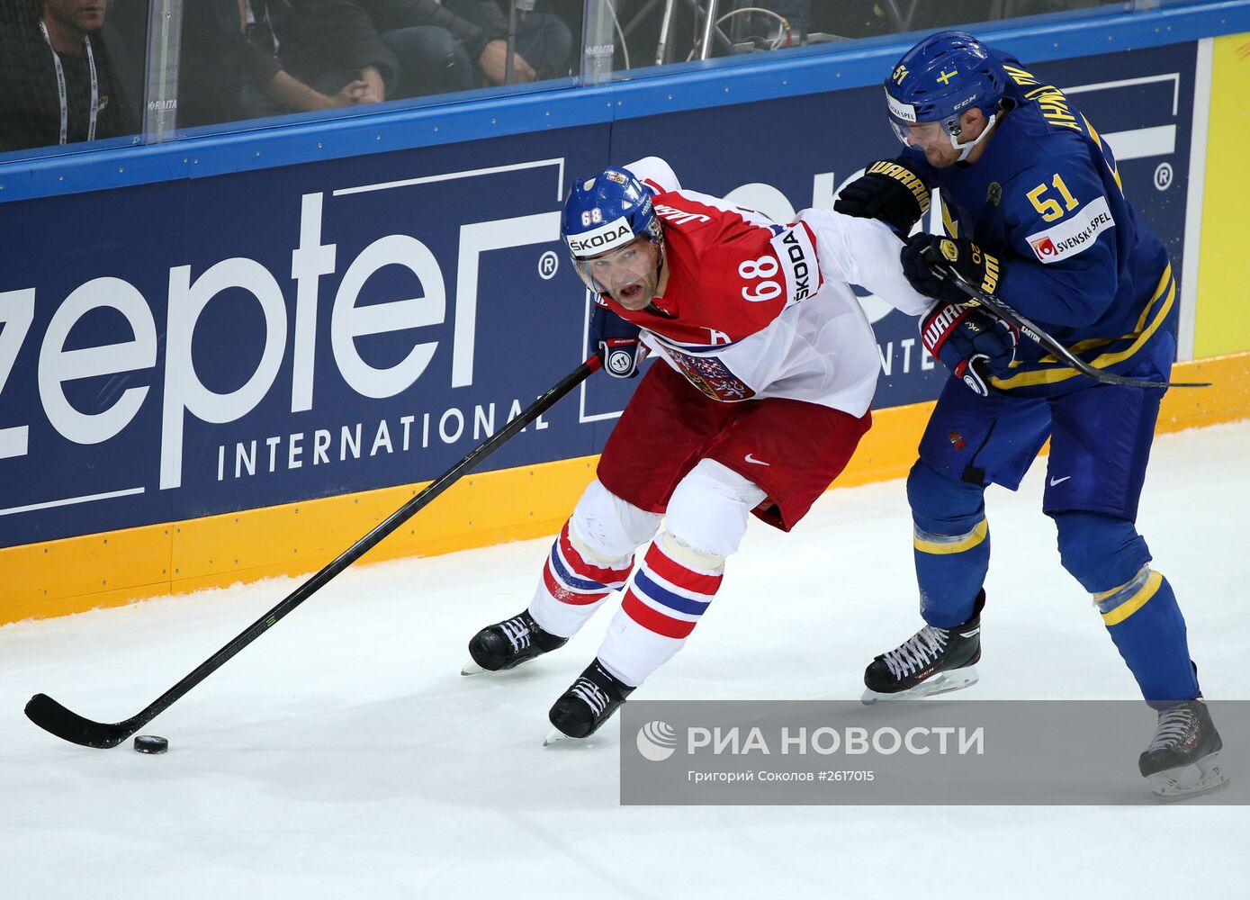 Хоккей. Чемпионат мира - 2015. Матч Чехия - Швеция