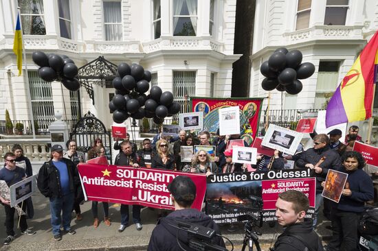 Акции памяти по погибшим в Одессе 2 мая 2014 года в Европе