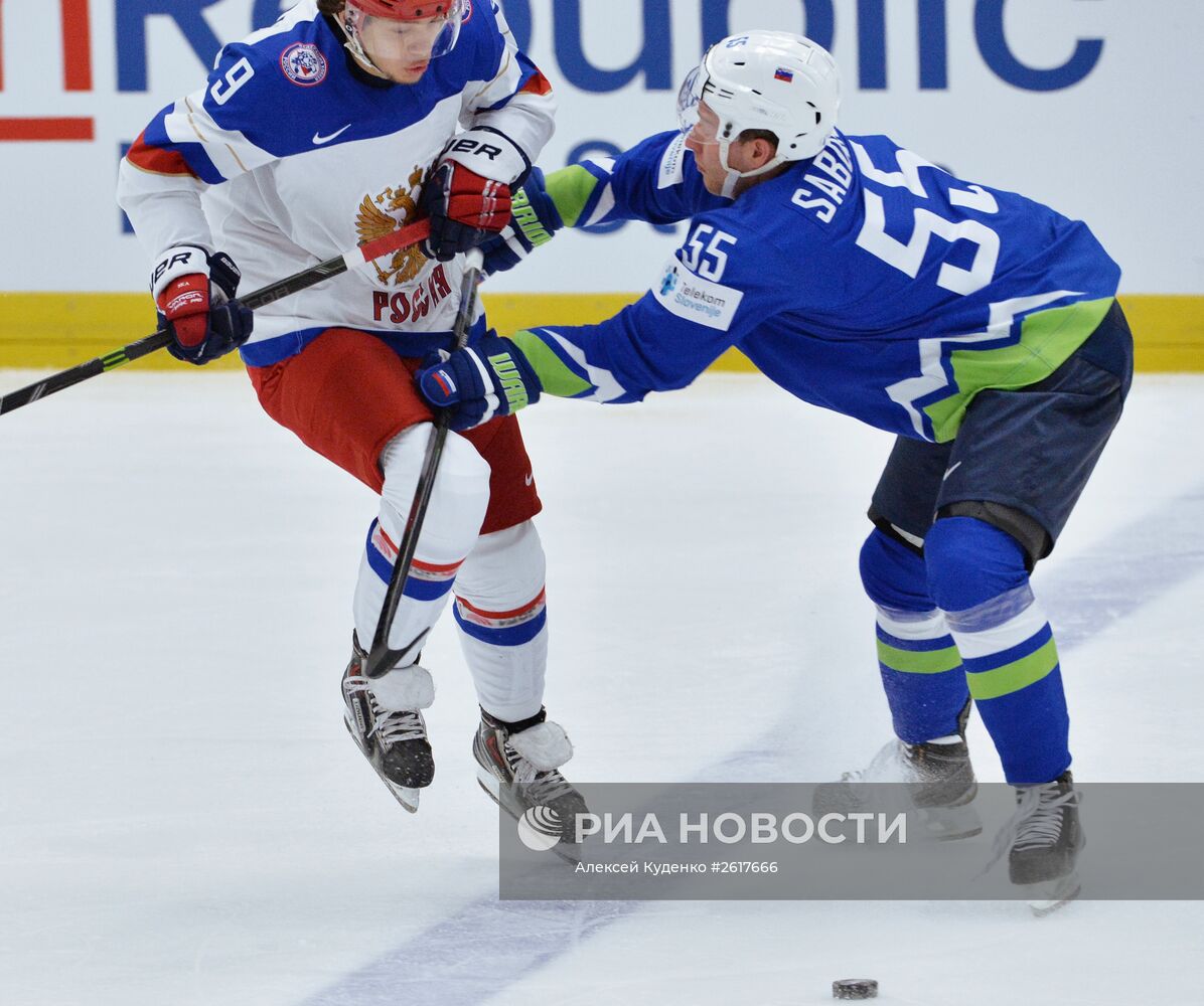Хоккей. Чемпионат мира - 2015. Матч Россия - Словения