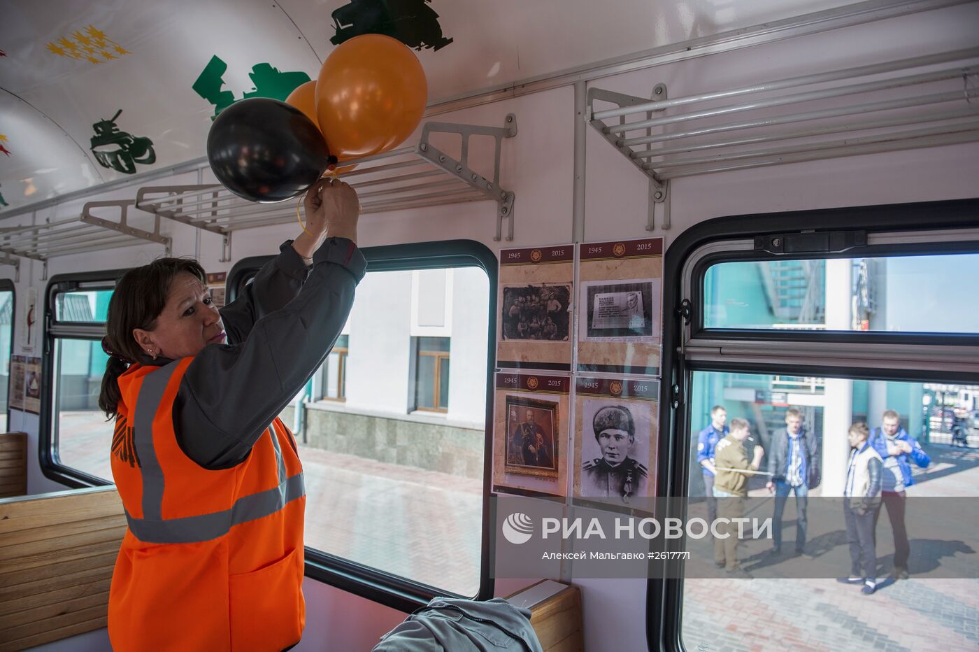 Акция "Электропоезд Победы" в Омской области