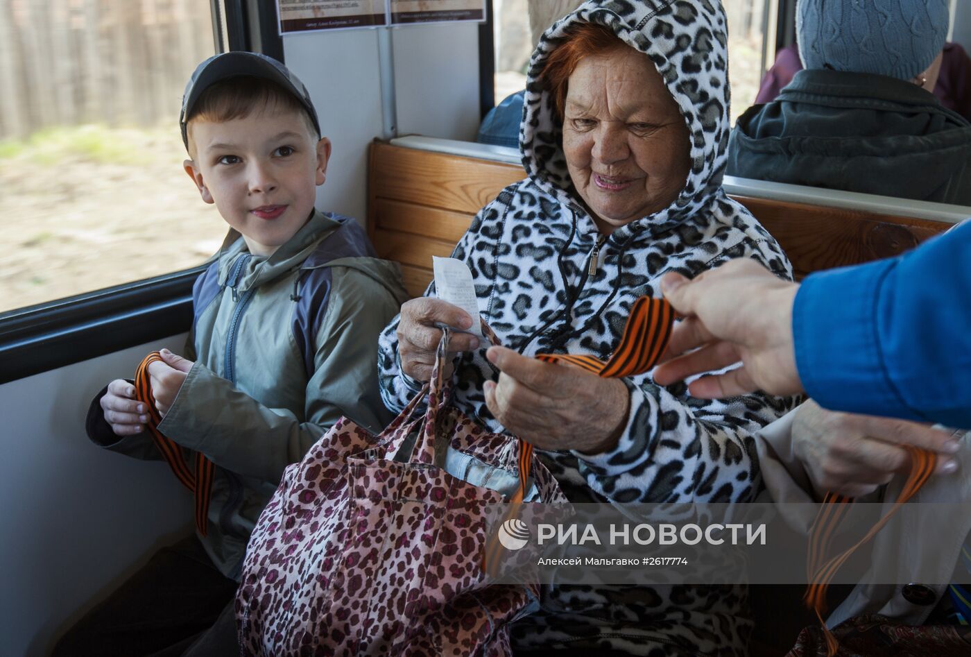 Акция "Электропоезд Победы" в Омской области