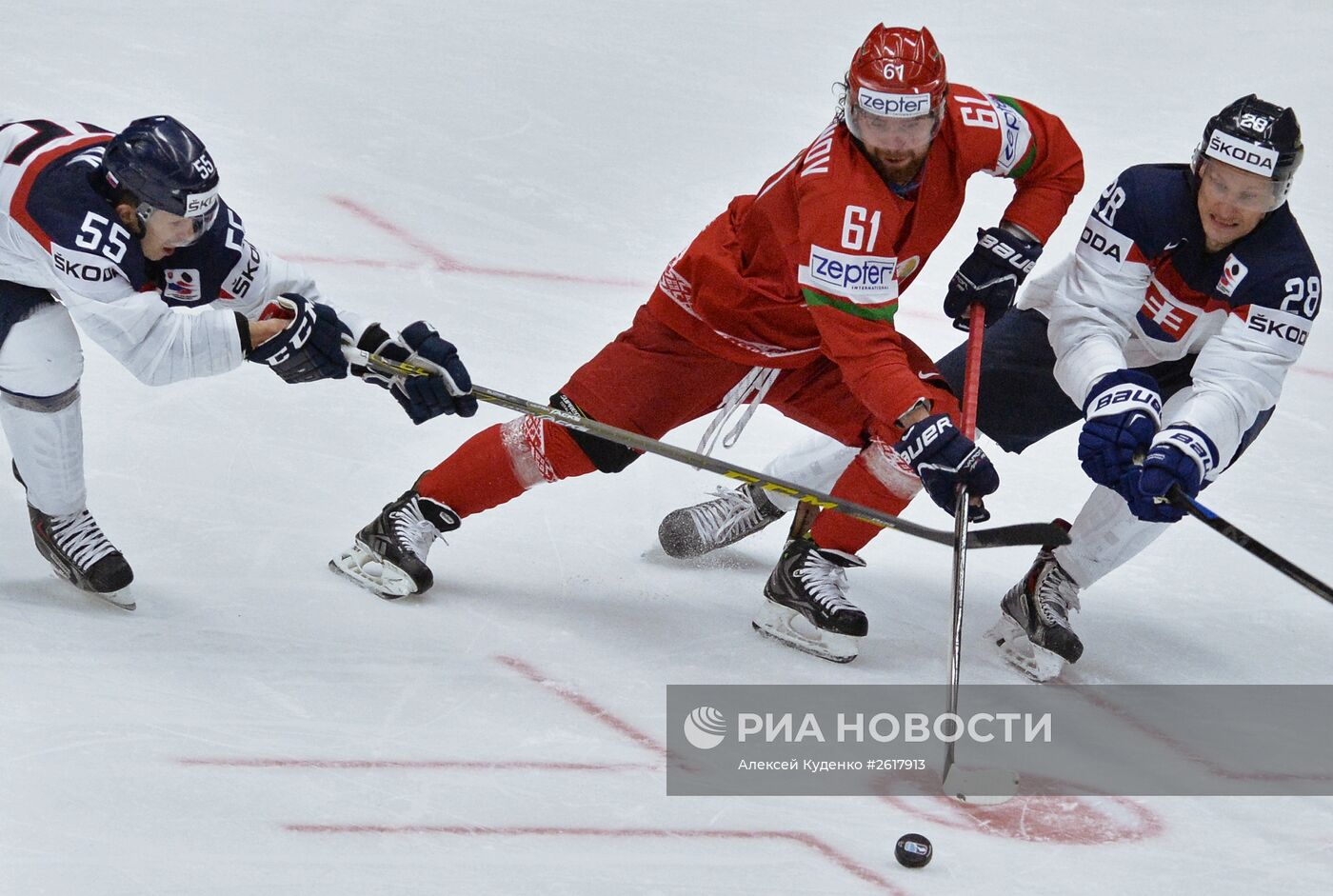 Хоккей. Чемпионат мира - 2015. Матч Белоруссия - Словакия