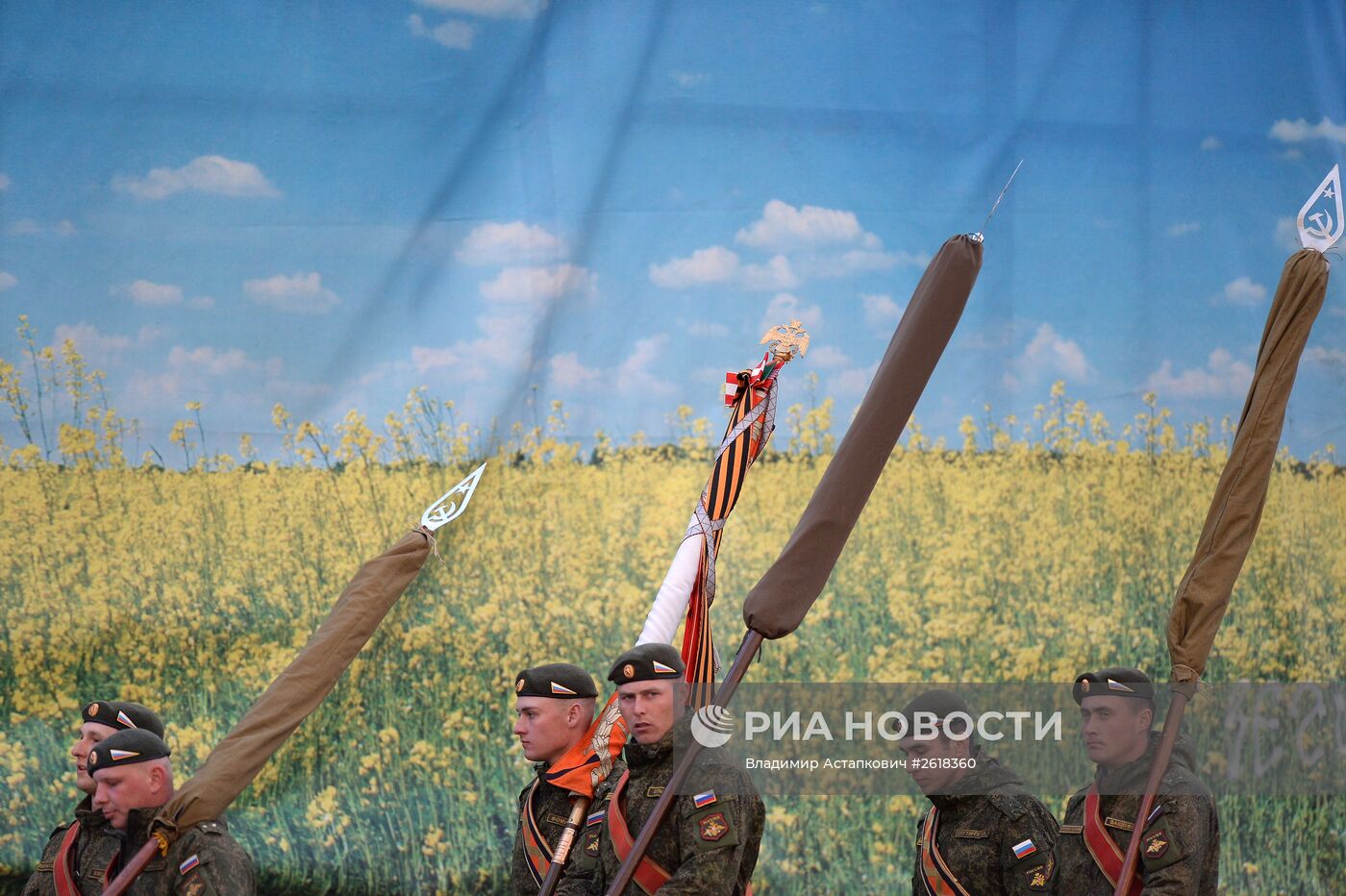 Репетиция военного парада в Москве в ознаменование 70-летия Победы в Великой Отечественной войне 1941-1945 годов