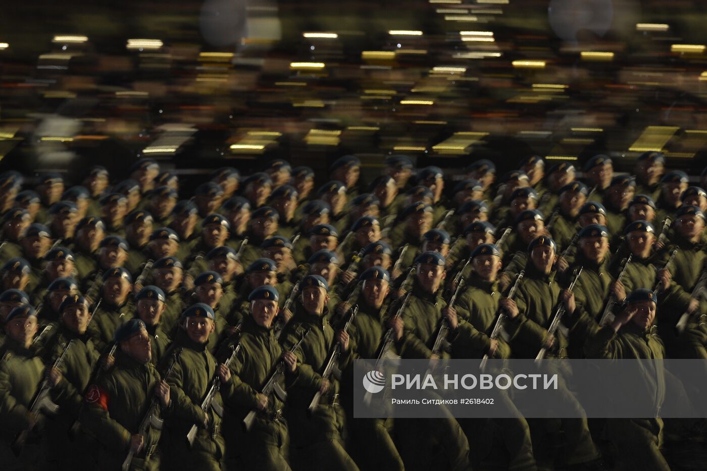 Репетиция военного парада в Москве в ознаменование 70-летия Победы в Великой Отечественной войне 1941-1945 годов