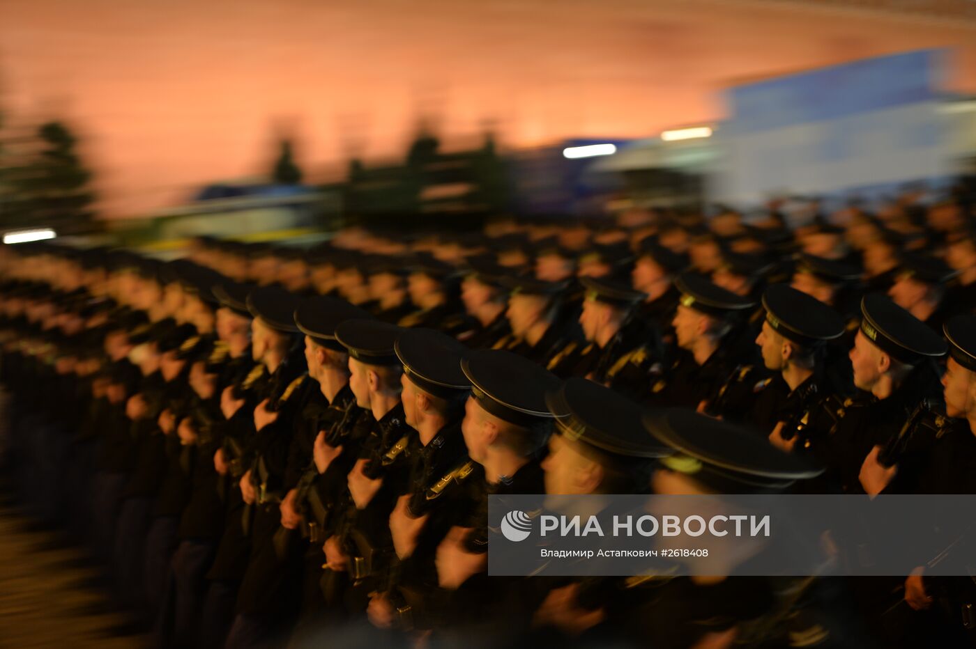 Репетиция военного парада в Москве в ознаменование 70-летия Победы в Великой Отечественной войне 1941-1945 годов