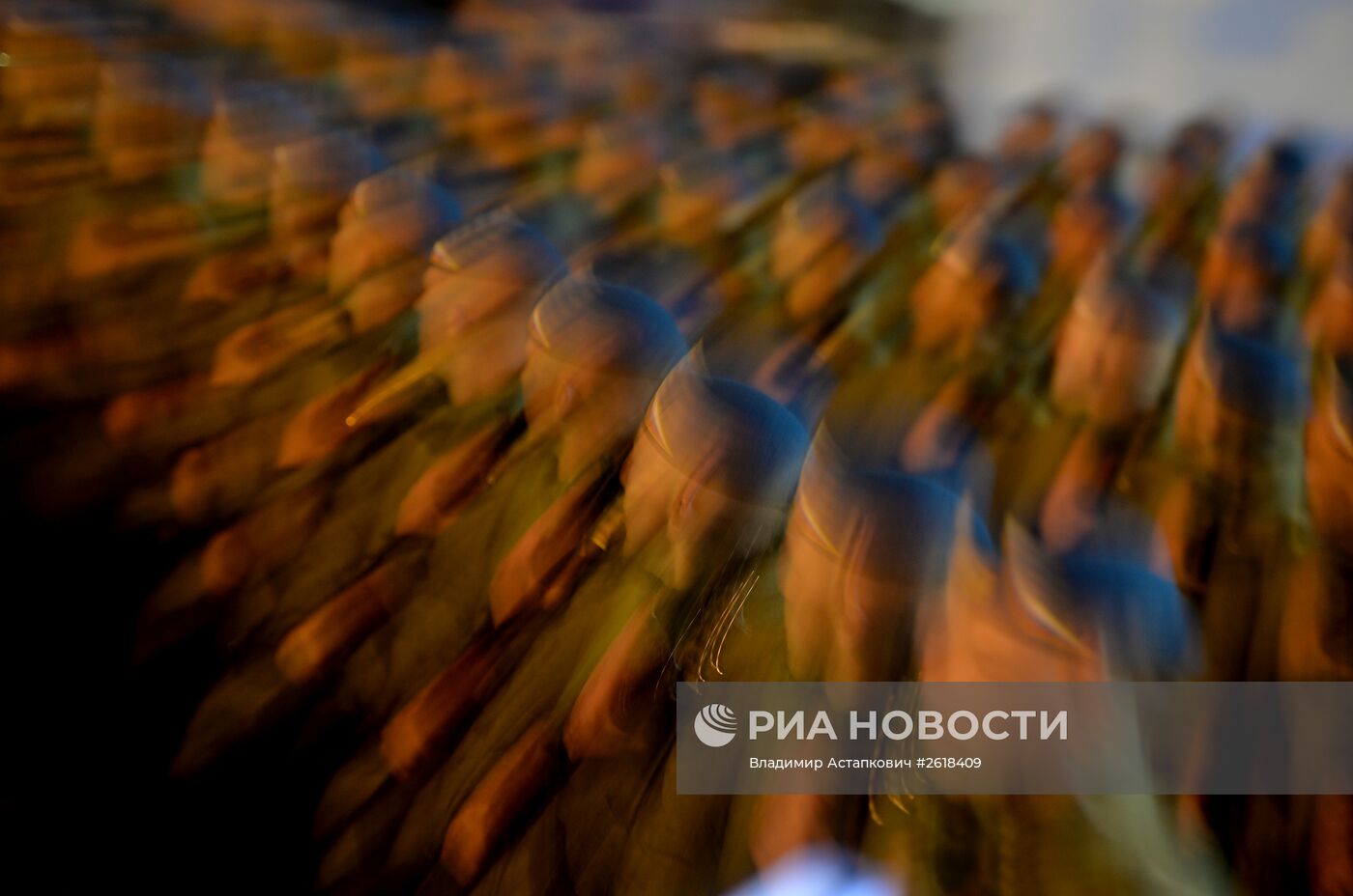 Репетиция военного парада в Москве в ознаменование 70-летия Победы в Великой Отечественной войне 1941-1945 годов