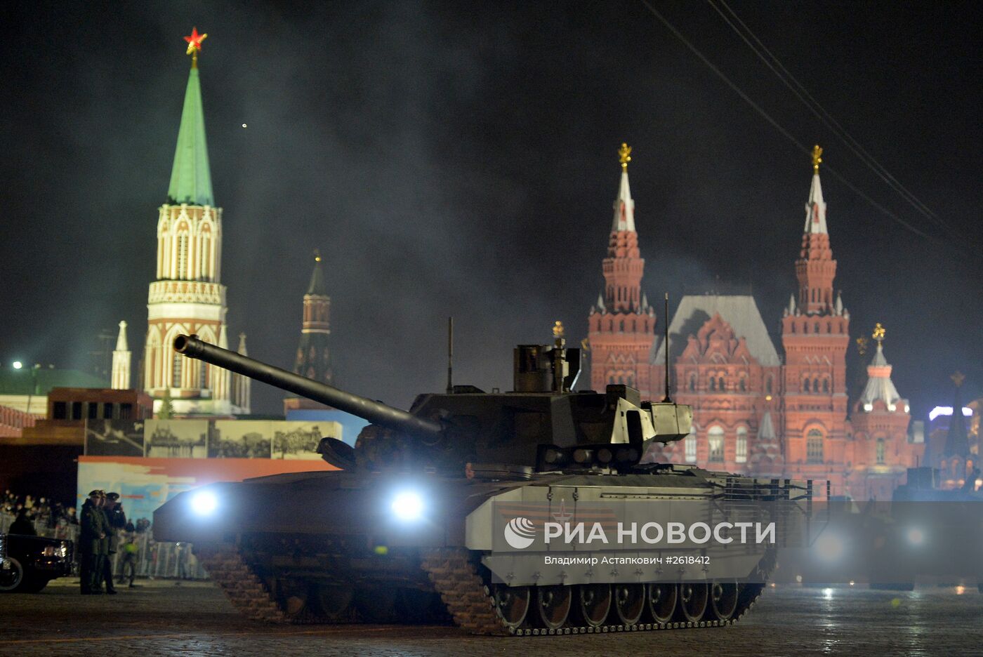 Репетиция военного парада в Москве в ознаменование 70-летия Победы в Великой Отечественной войне 1941-1945 годов