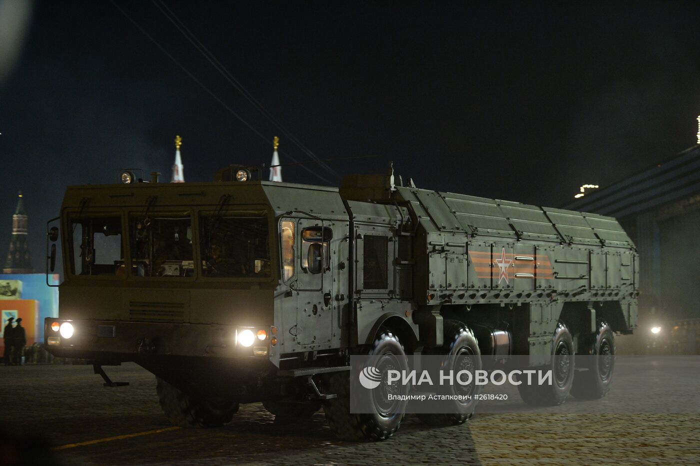 Репетиция военного парада в Москве в ознаменование 70-летия Победы в Великой Отечественной войне 1941-1945 годов