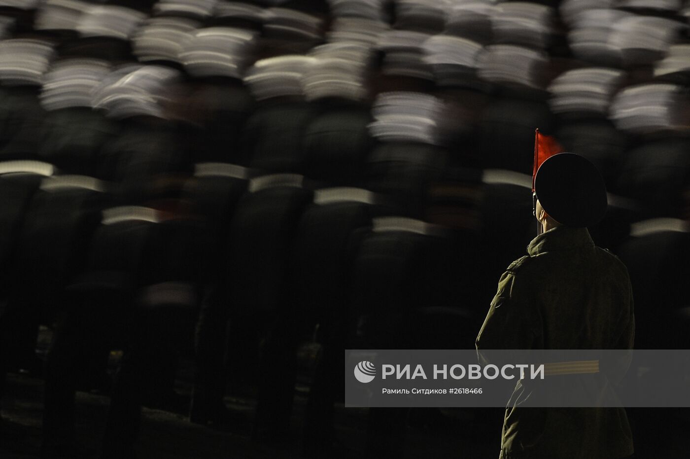 Репетиция военного парада в Москве в ознаменование 70-летия Победы в Великой Отечественной войне 1941-1945 годов