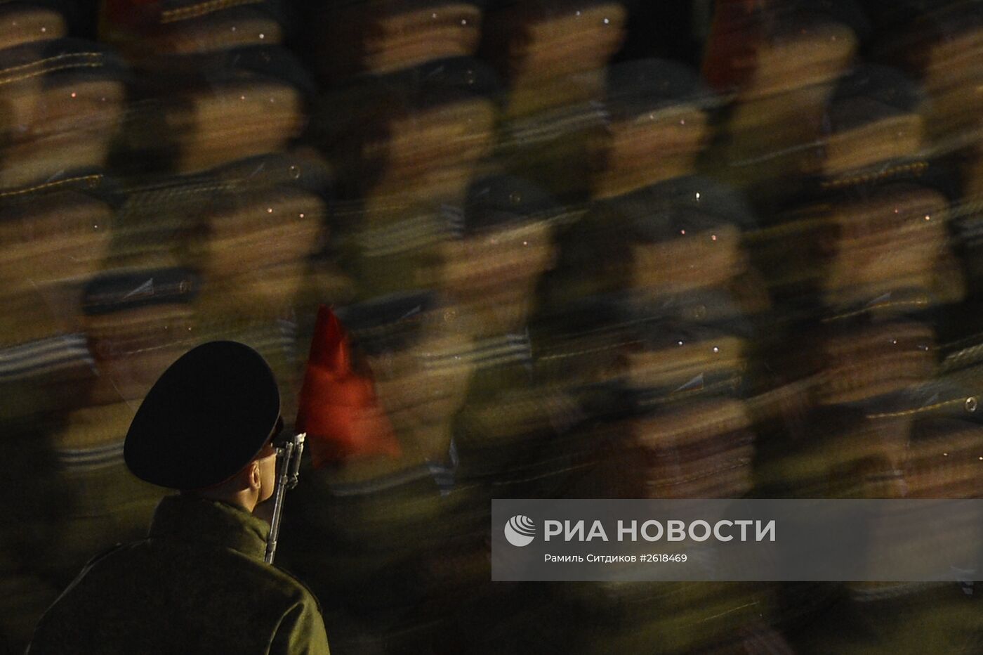 Репетиция военного парада в Москве в ознаменование 70-летия Победы в Великой Отечественной войне 1941-1945 годов