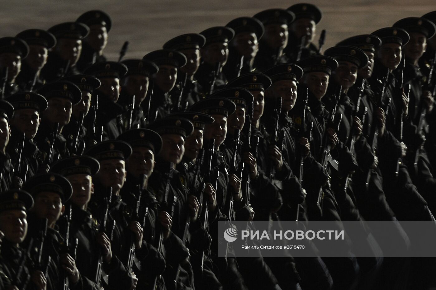 Репетиция военного парада в Москве в ознаменование 70-летия Победы в Великой Отечественной войне 1941-1945 годов