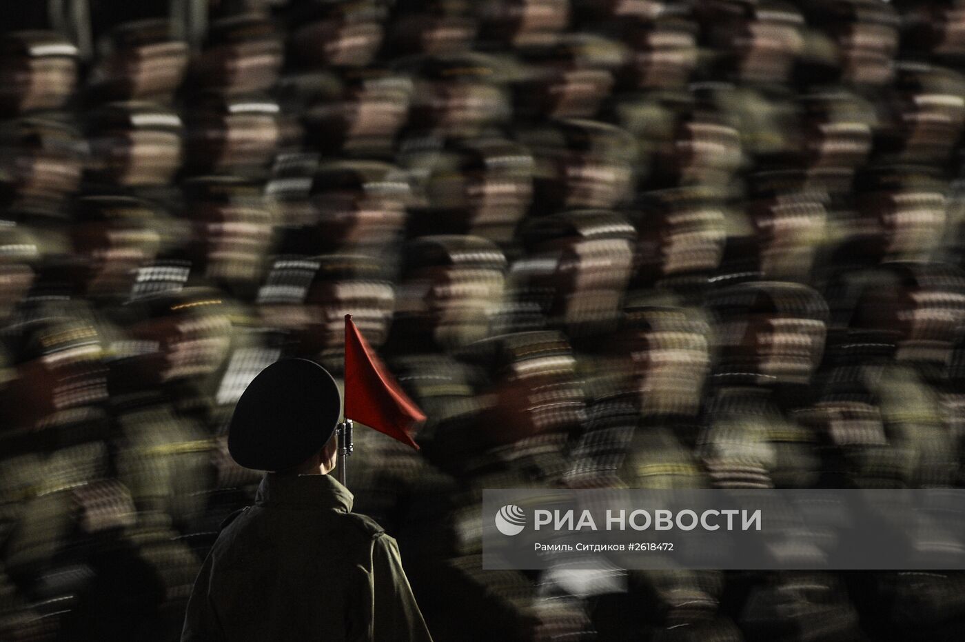 Репетиция военного парада в Москве в ознаменование 70-летия Победы в Великой Отечественной войне 1941-1945 годов