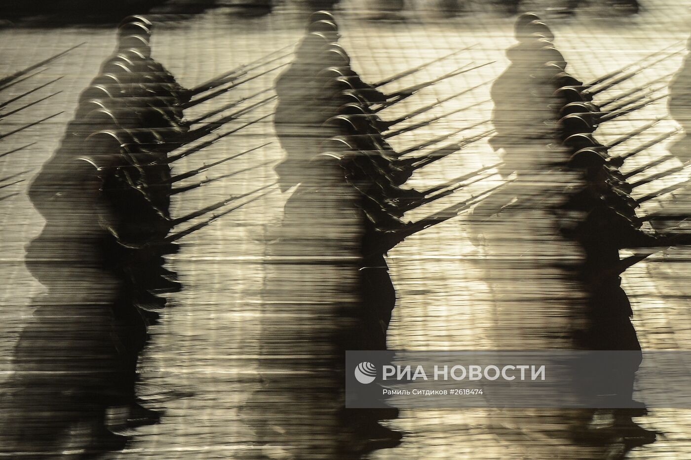 Репетиция военного парада в Москве в ознаменование 70-летия Победы в Великой Отечественной войне 1941-1945 годов