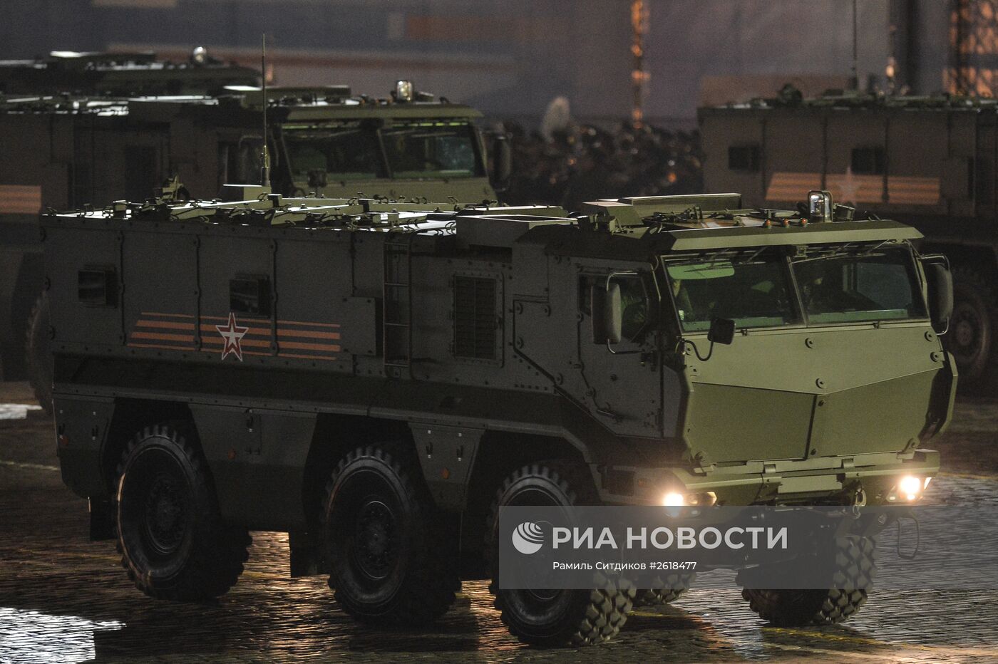 Репетиция военного парада в Москве в ознаменование 70-летия Победы в Великой Отечественной войне 1941-1945 годов