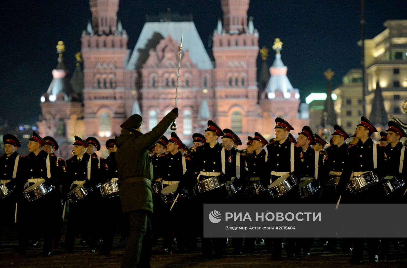 Репетиция военного парада в Москве в ознаменование 70-летия Победы в Великой Отечественной войне 1941-1945 годов