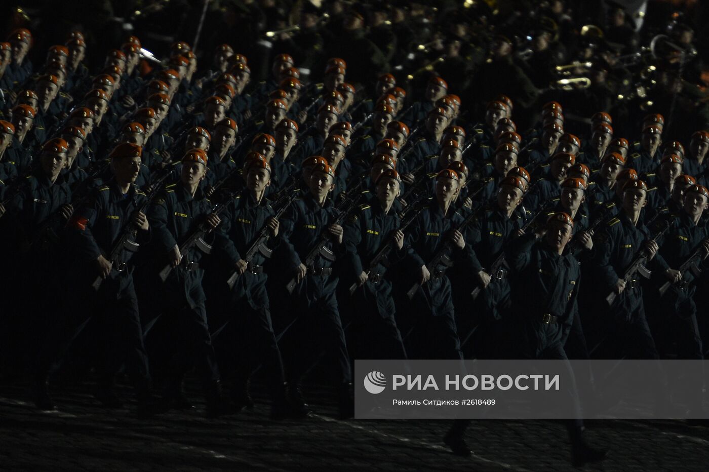 Репетиция военного парада в Москве в ознаменование 70-летия Победы в Великой Отечественной войне 1941-1945 годов