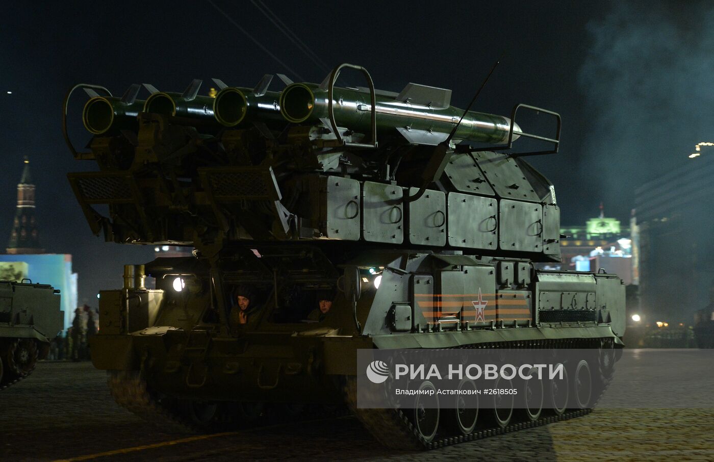 Репетиция военного парада в Москве в ознаменование 70-летия Победы в Великой Отечественной войне 1941-1945 годов