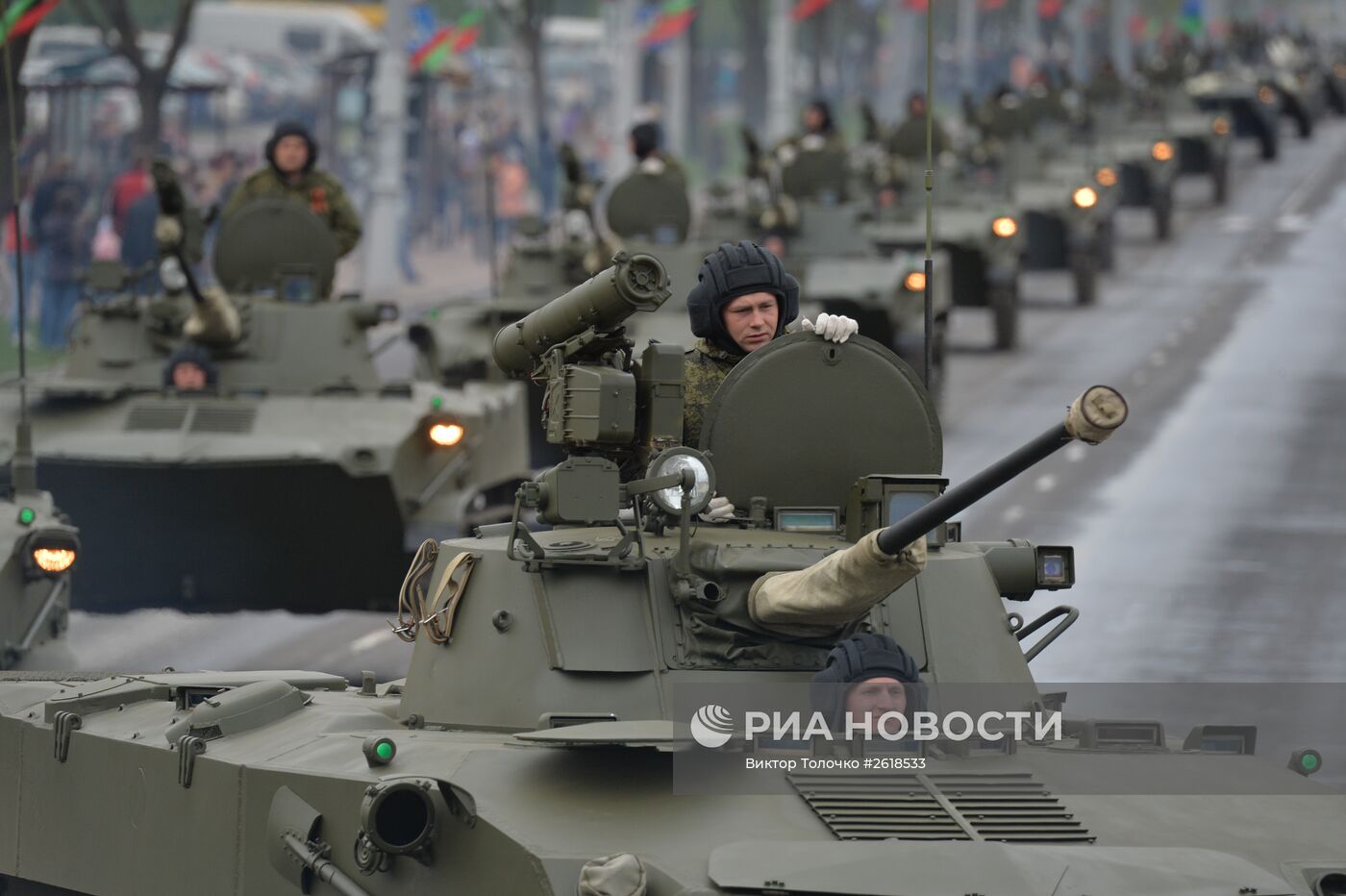 Репетиция парада в Минске в честь 70-летия Победы в Великой Отечественной войне