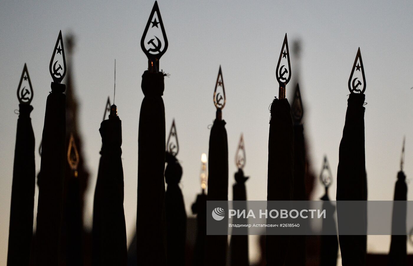 Репетиция военного парада в Москве в ознаменование 70-летия Победы в Великой Отечественной войне 1941-1945 годов