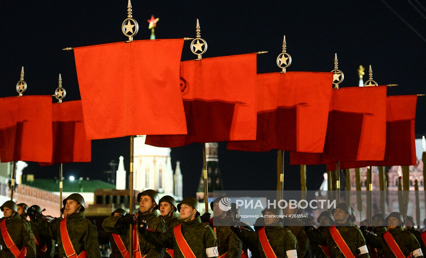 Репетиция военного парада в Москве в ознаменование 70-летия Победы в Великой Отечественной войне 1941-1945 годов